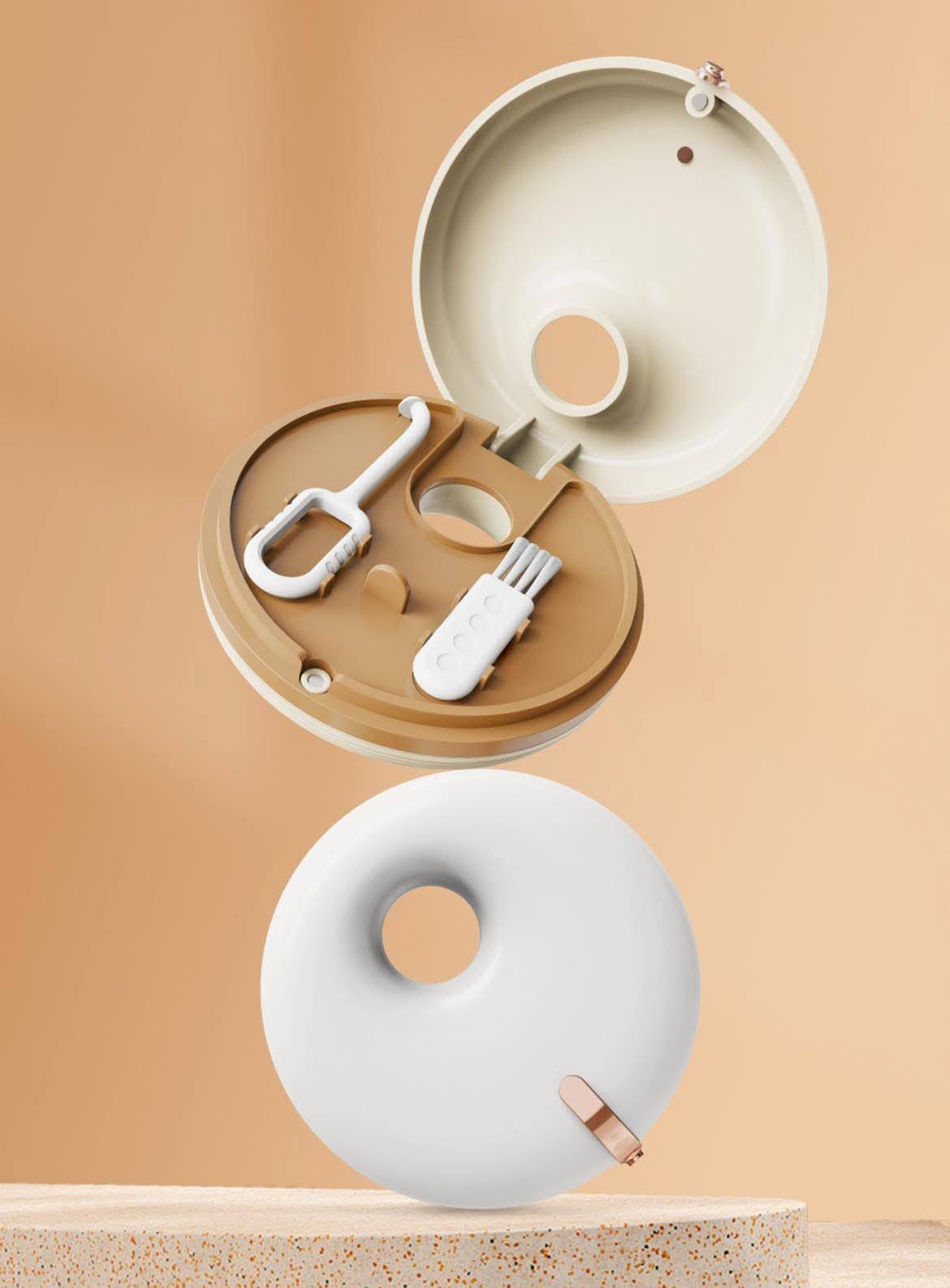 甜甜圈牙套收納盒