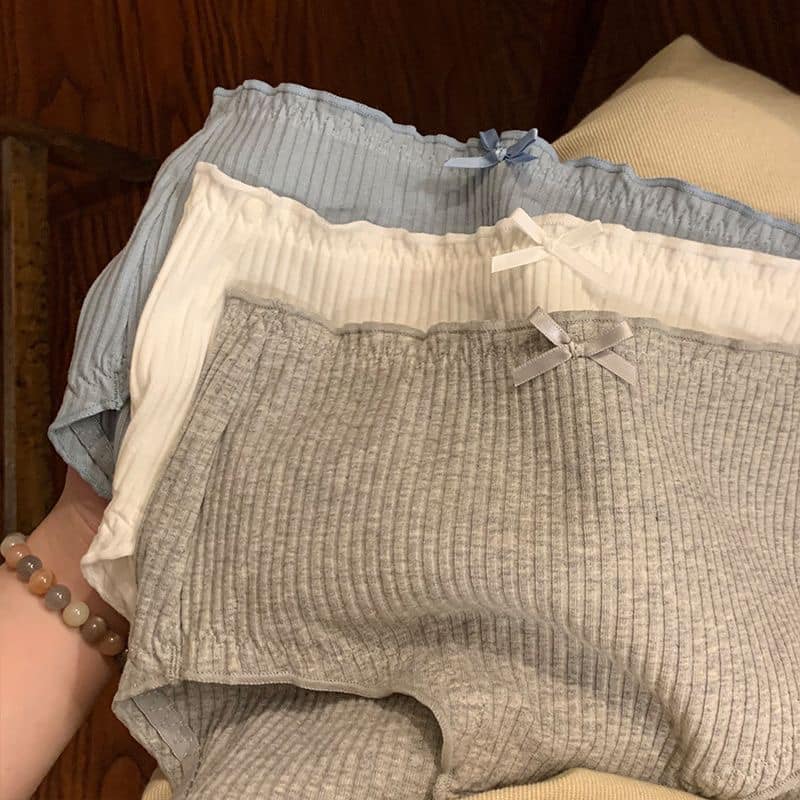 條紋純棉透氣內褲