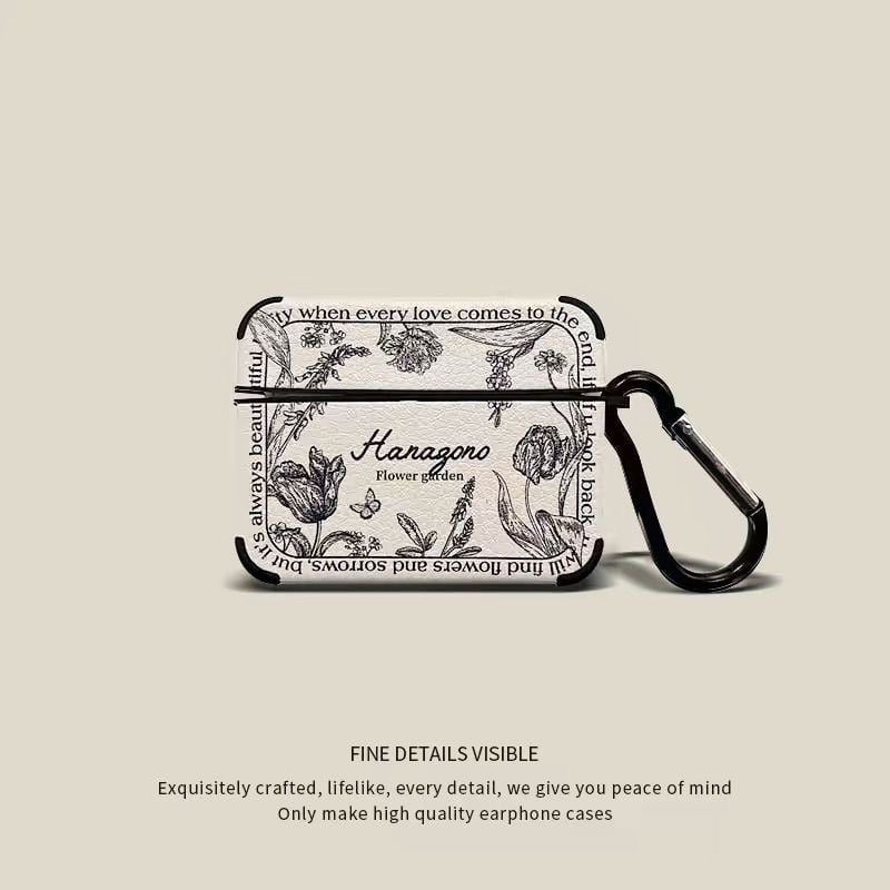 復古玫瑰花蘋果耳機殼  Pro現貨免運