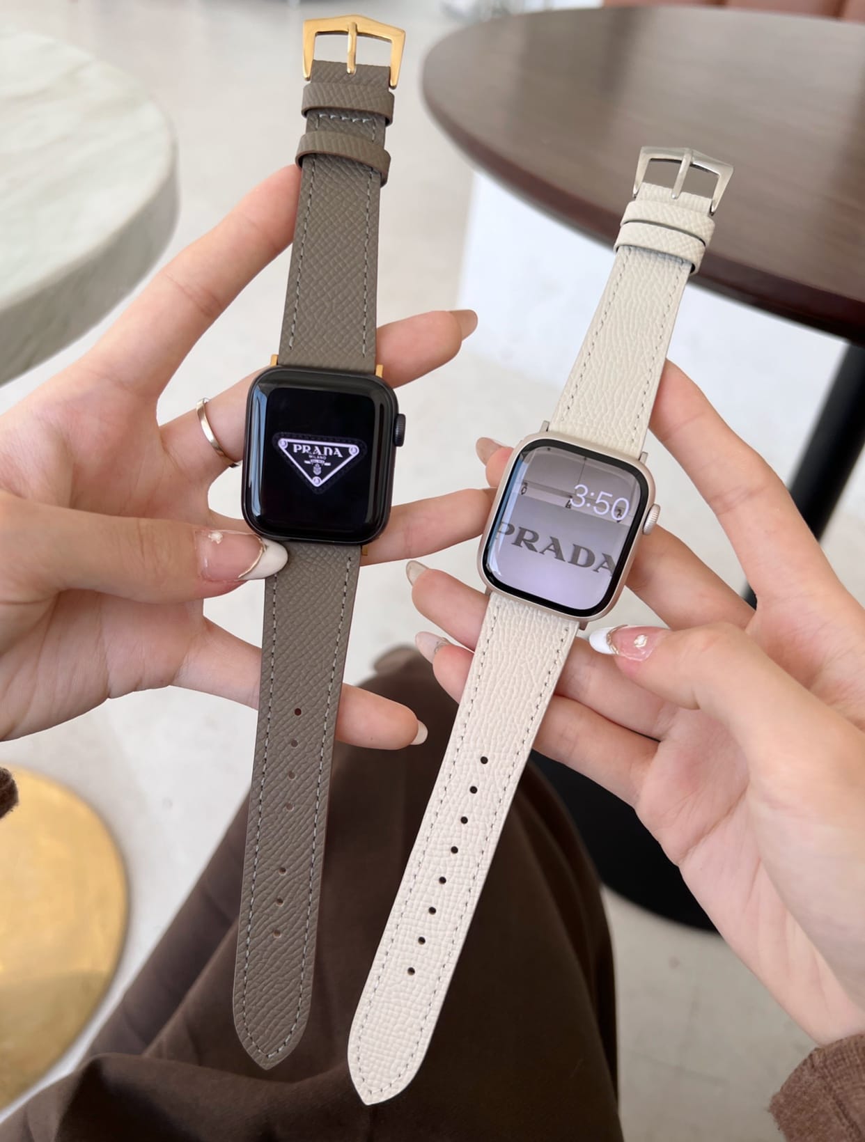 十字紋簡約Apple watch錶帶