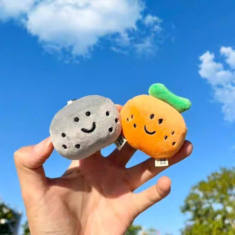 濟州島好朋友限定  橘子跟石頭吊飾