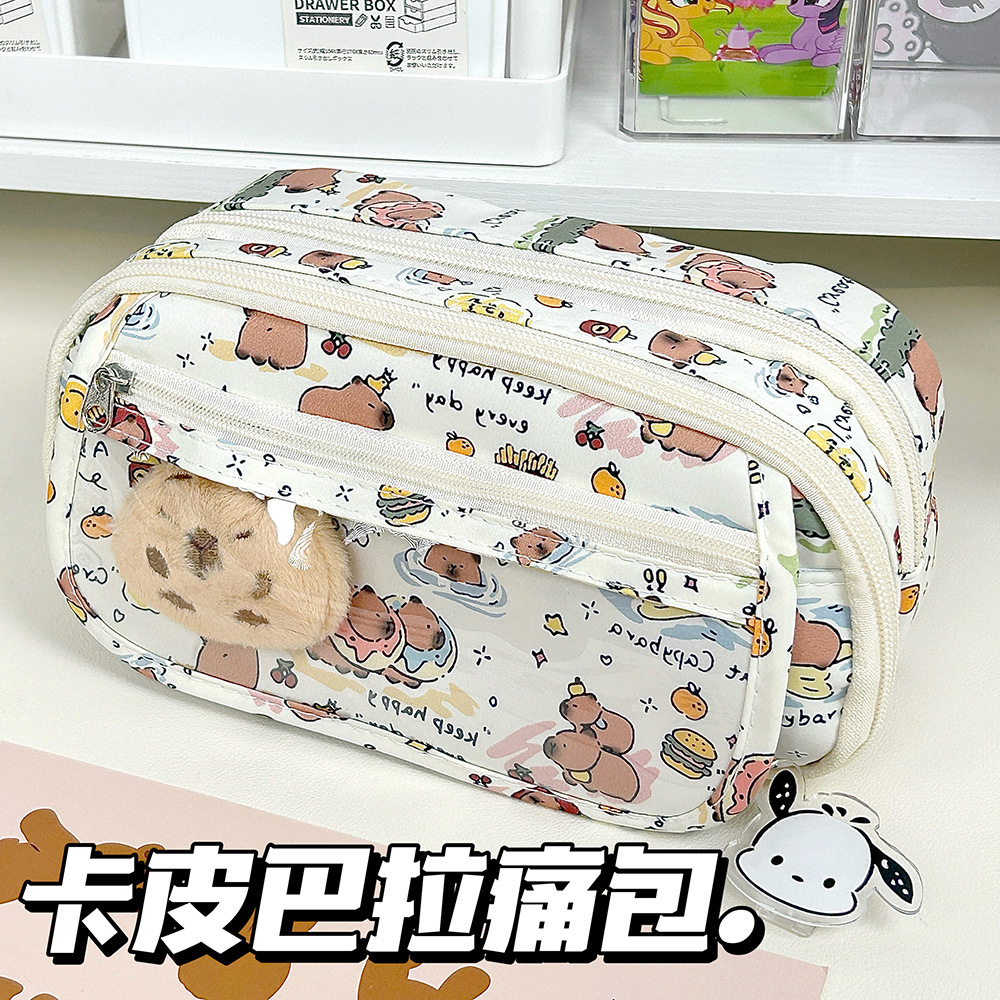 多款卡通痛包筆袋 INS風大容量高顏值文具收納袋