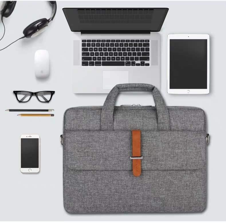 商務系列 雙層加厚優質可肩背筆記型電腦包