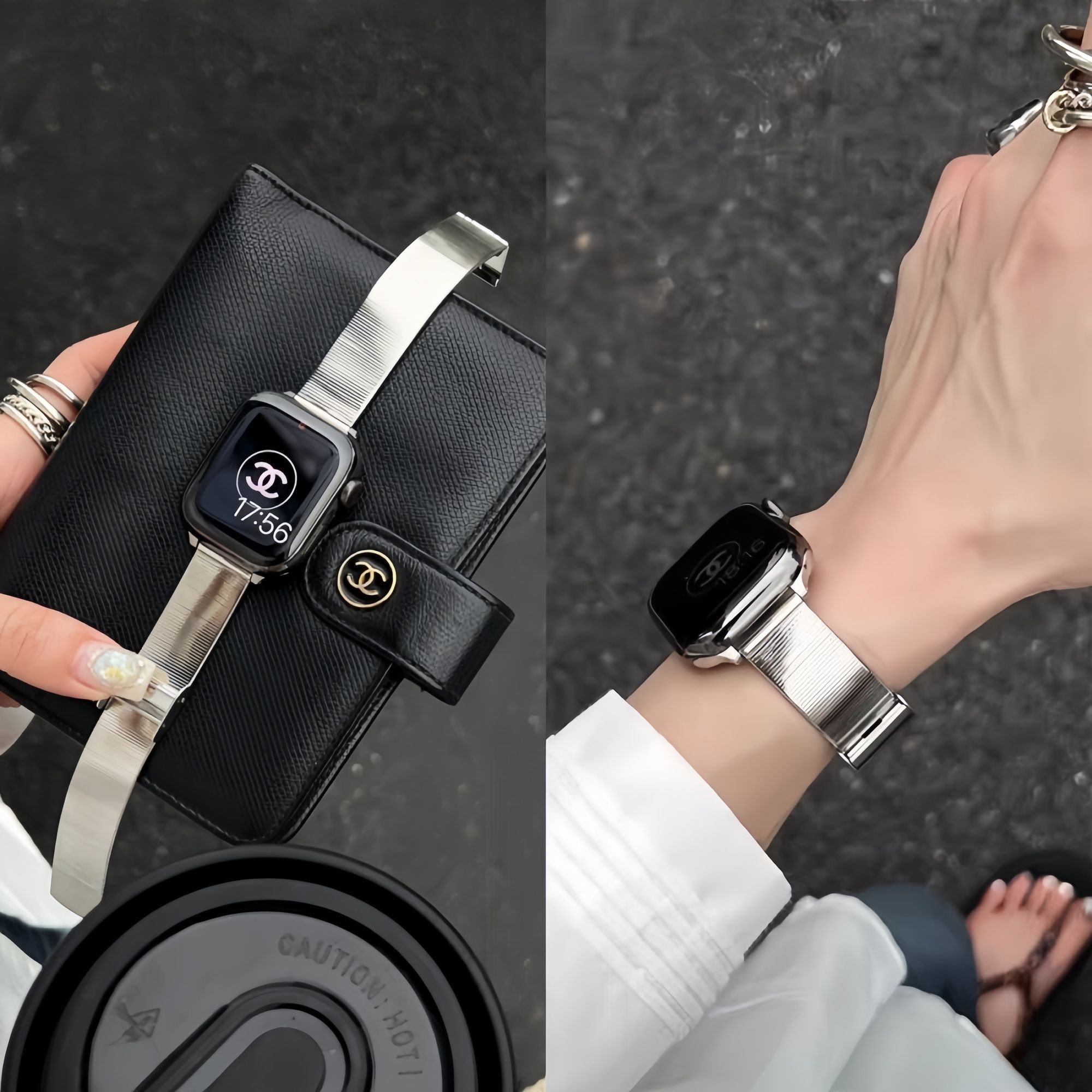 小眾貓眼竹節不鏽鋼錶帶 Apple Watch 專用