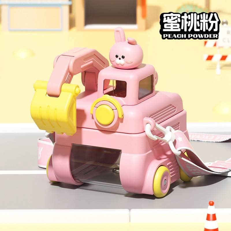 巴士造型杯＋挖土機造型杯  現貨