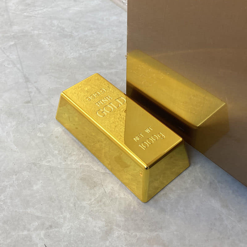 財大氣粗金磚創意門擋
