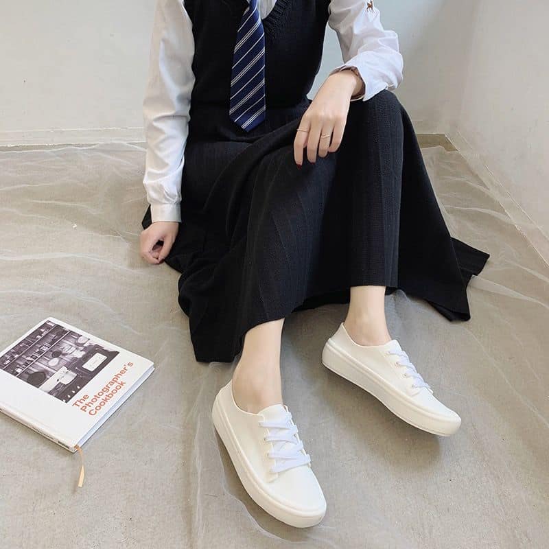 日本狂賣  下雨天也能穿  不怕下雨天的小白鞋雨鞋   現貨白色37