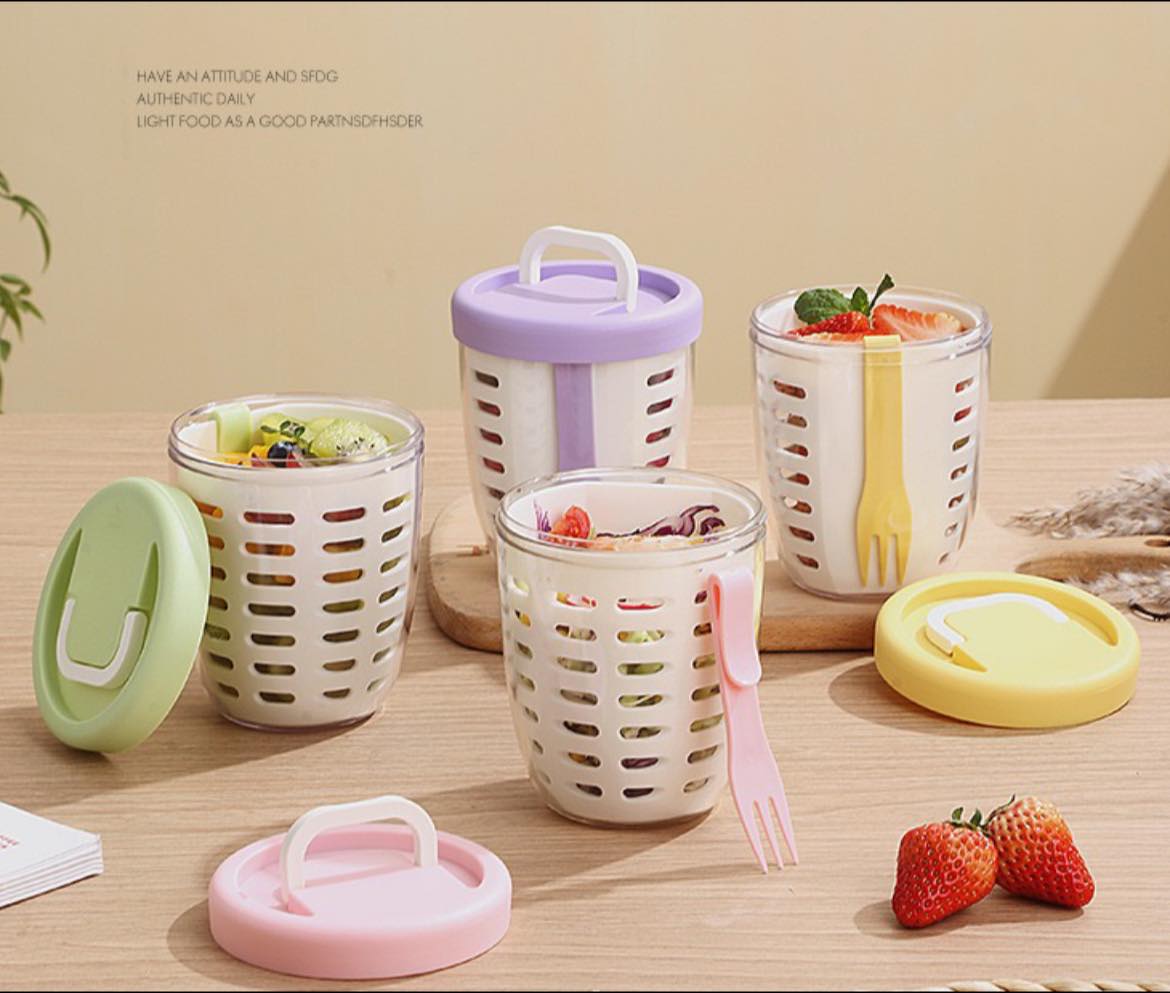 INS風水果杯  早餐沙拉杯