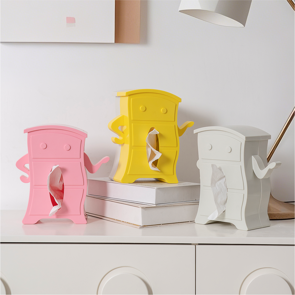 創意小櫃人紙巾盒 趣味造型 × 實用收納面紙盒