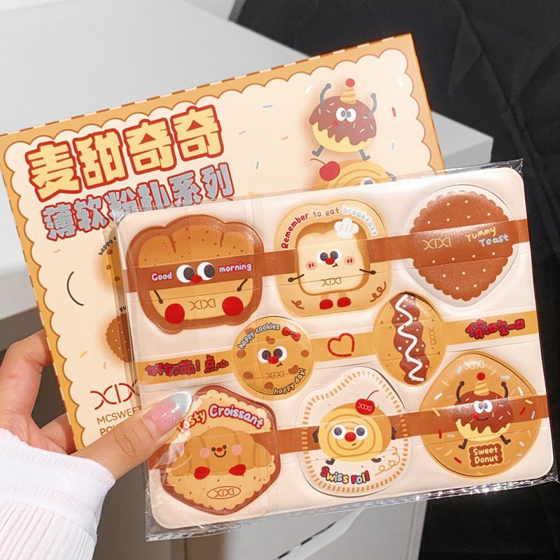 可愛到犯規   吐司甜點粉撲套組 超軟棉花糖觸感・乾濕兩用上妝神器