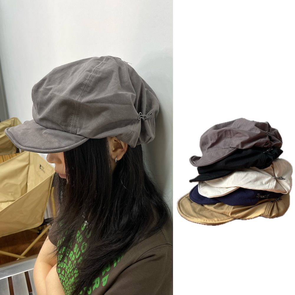 日系文藝八角帽顯臉小雲朵貝雷帽