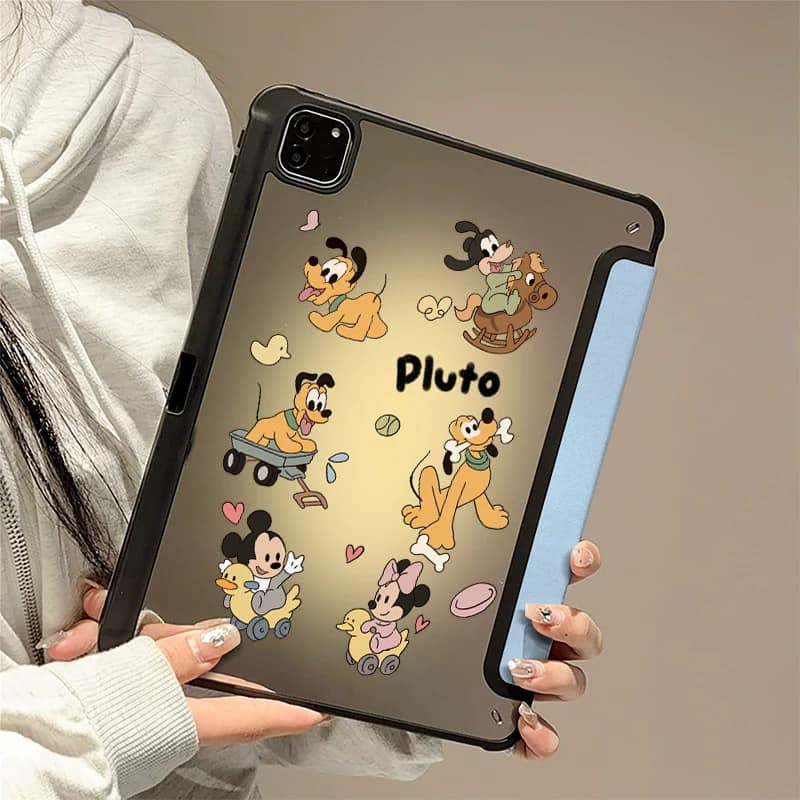 我愛布魯托 迪家布魯托狗背板鏡面iPad平板保護套