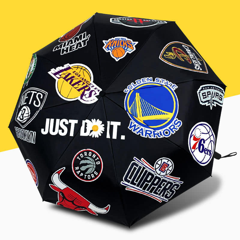 籃球運動迷晴雨兩用自動傘