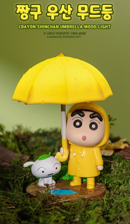 韓國 蠟筆小新 雨衣造型 小夜燈