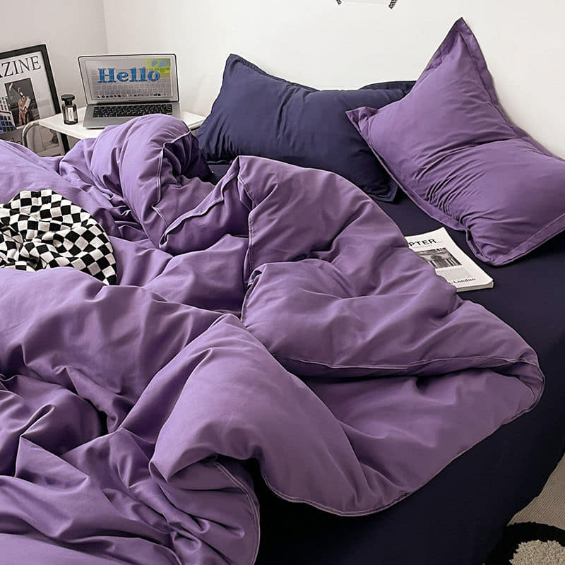 小紅書推薦款多款 時尚拼色四件床包組