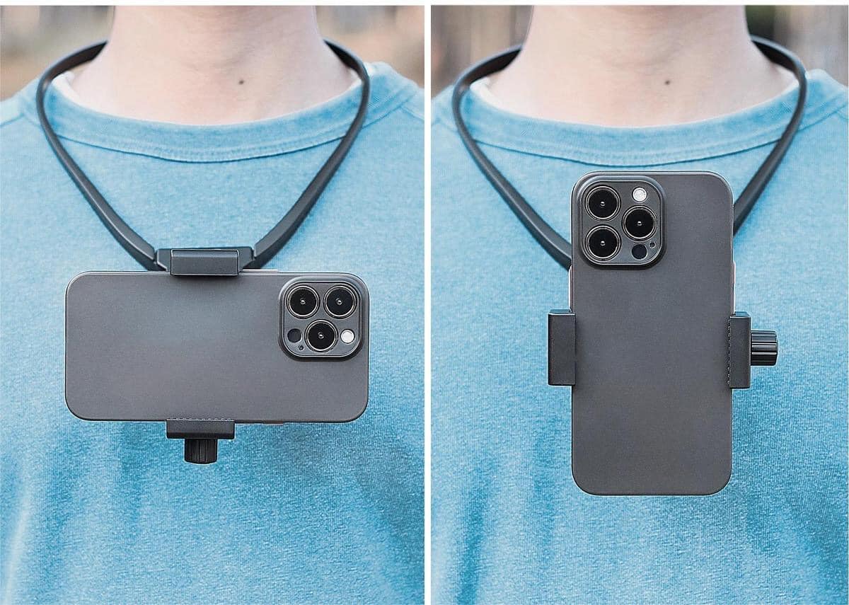 掛脖式手機第一視角拍攝支架