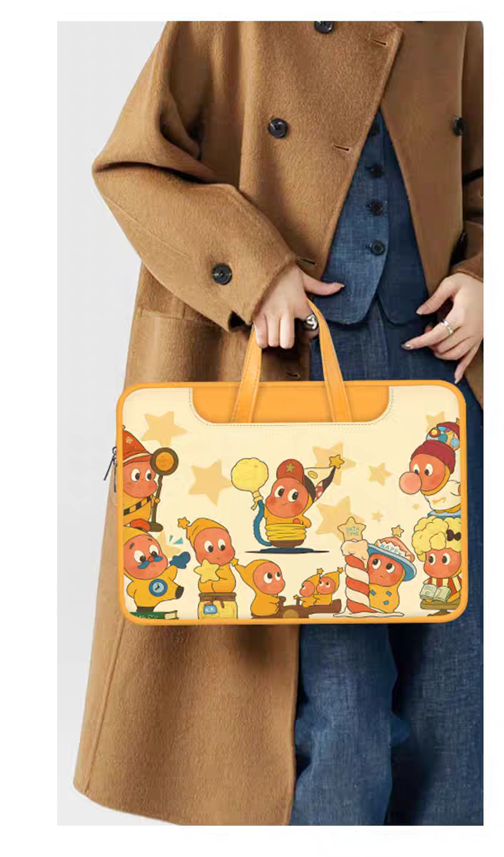 多款手繪星星人電腦包 可愛卡通筆電收納包