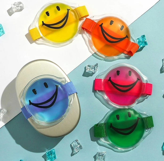 日本可愛笑臉保冷劑＋彈性帶