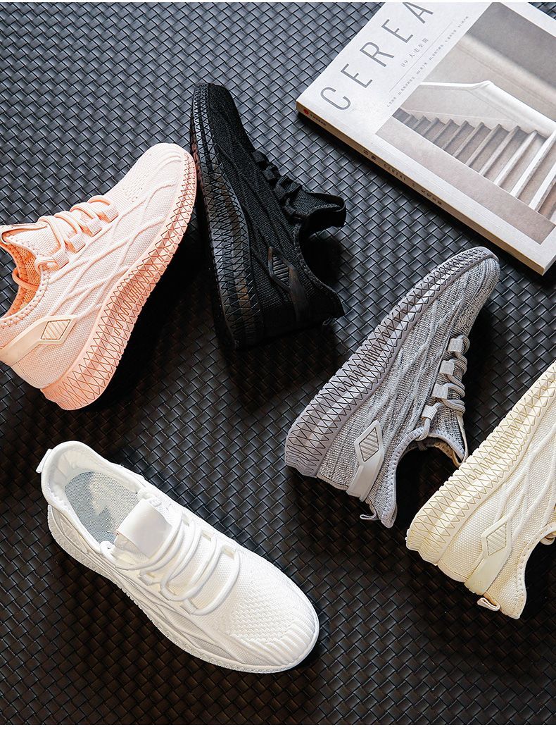 三防鞋 防潑水防污超輕飛織跑鞋 健步運動鞋情侶款