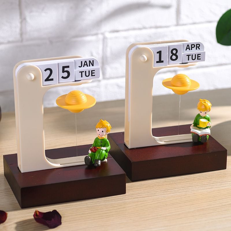 治癒系磁懸浮星球  小王子萬年曆擺件 B612星球限定生日禮物