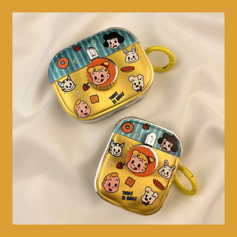 原田治可愛選轉鈕AirPods保護殼