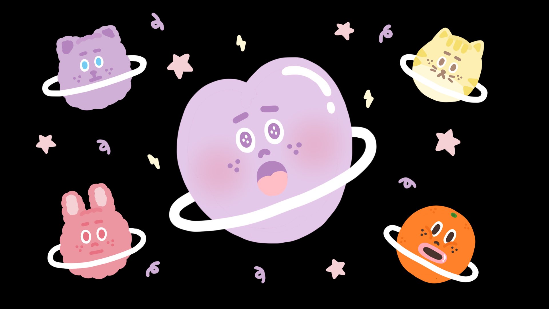 2023 / 5月 電腦桌布｜煎妮花怪可愛宇宙