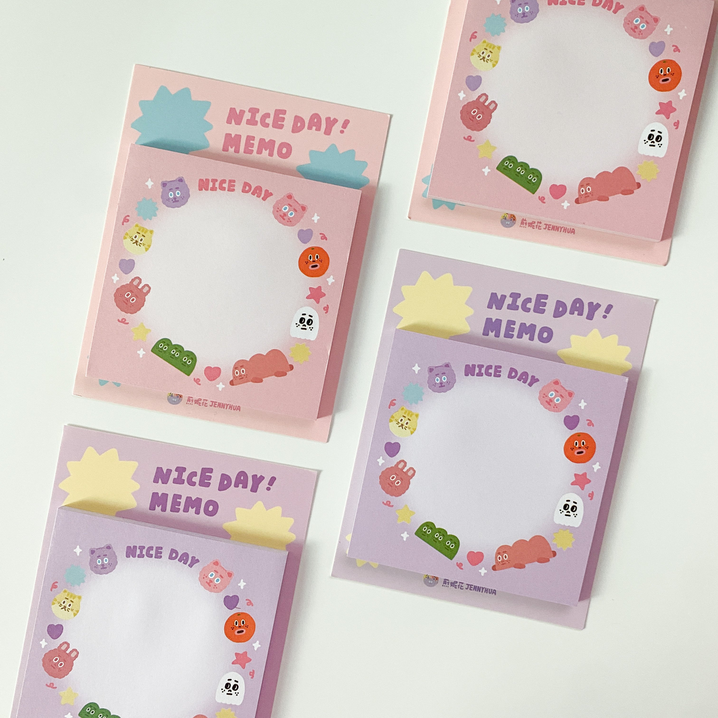 煎妮花NICE DAY MEMO（紫色 / 粉色）
