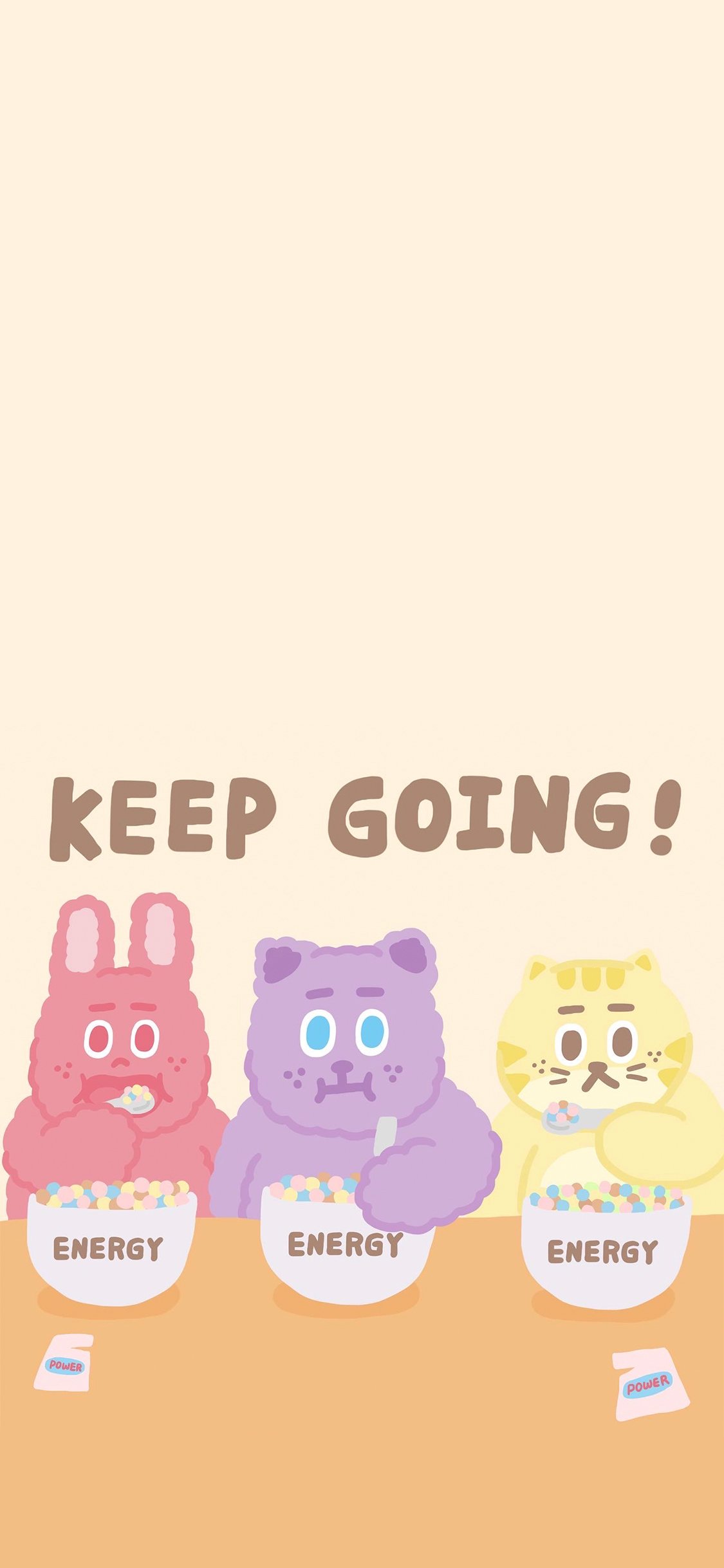 手機桌布｜KEEP GOING ! 夥伴！