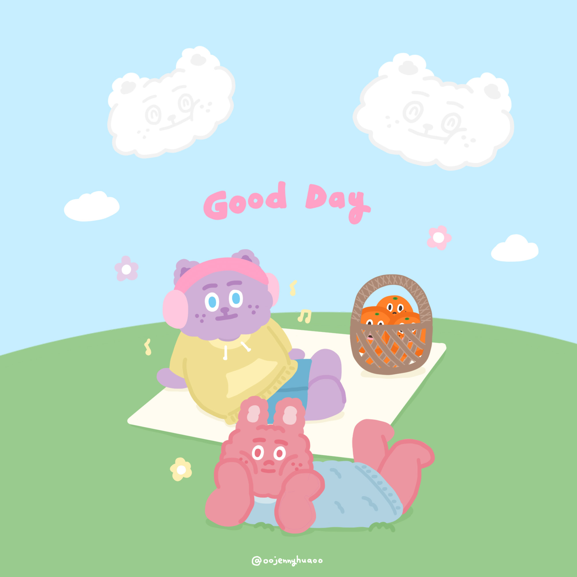 2026 / 10月 桌布 | 微涼的你