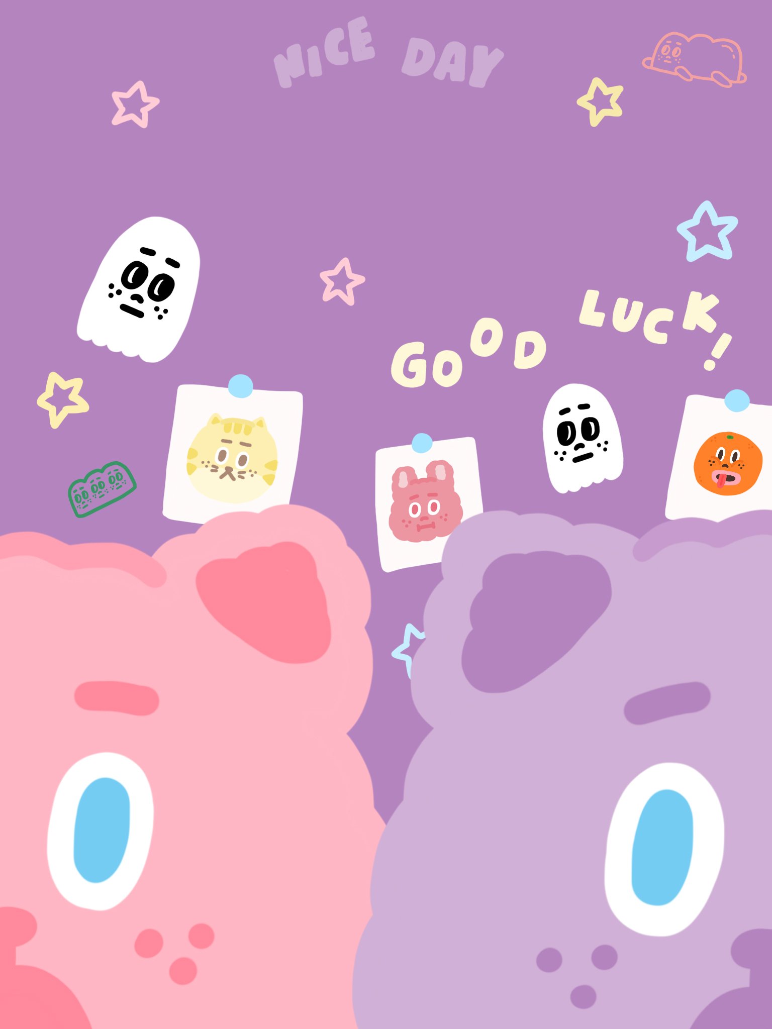 2023 / 7月 平板桌布｜繽紛的夏日幸運日