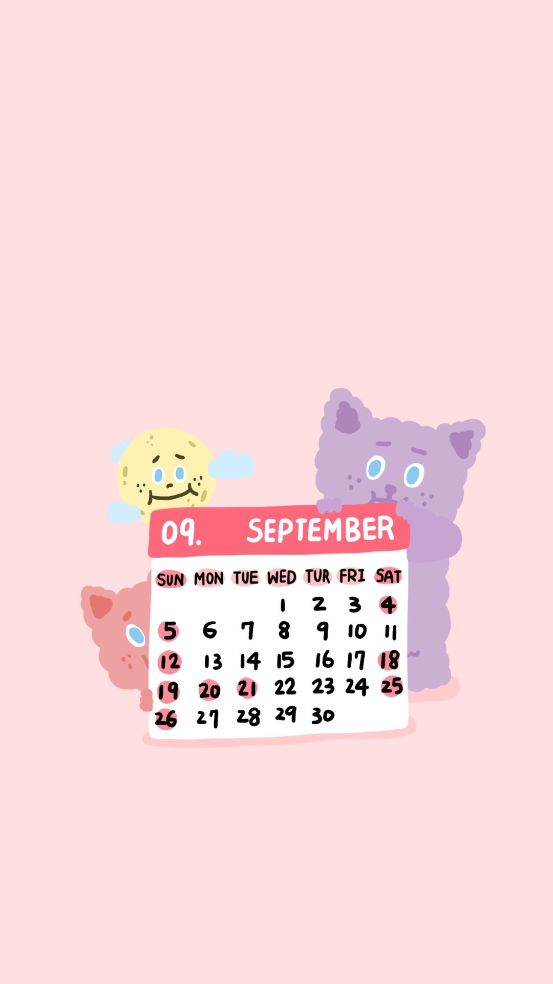 2021_09月の月曆桌布