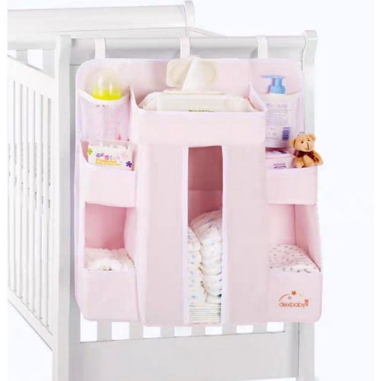 美國Dexbaby 尿布收納袋 嬰兒床收納