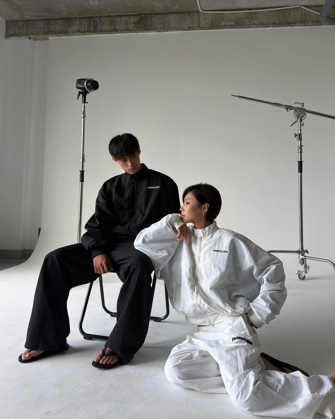 FABRICLISM 條紋內襯夾克