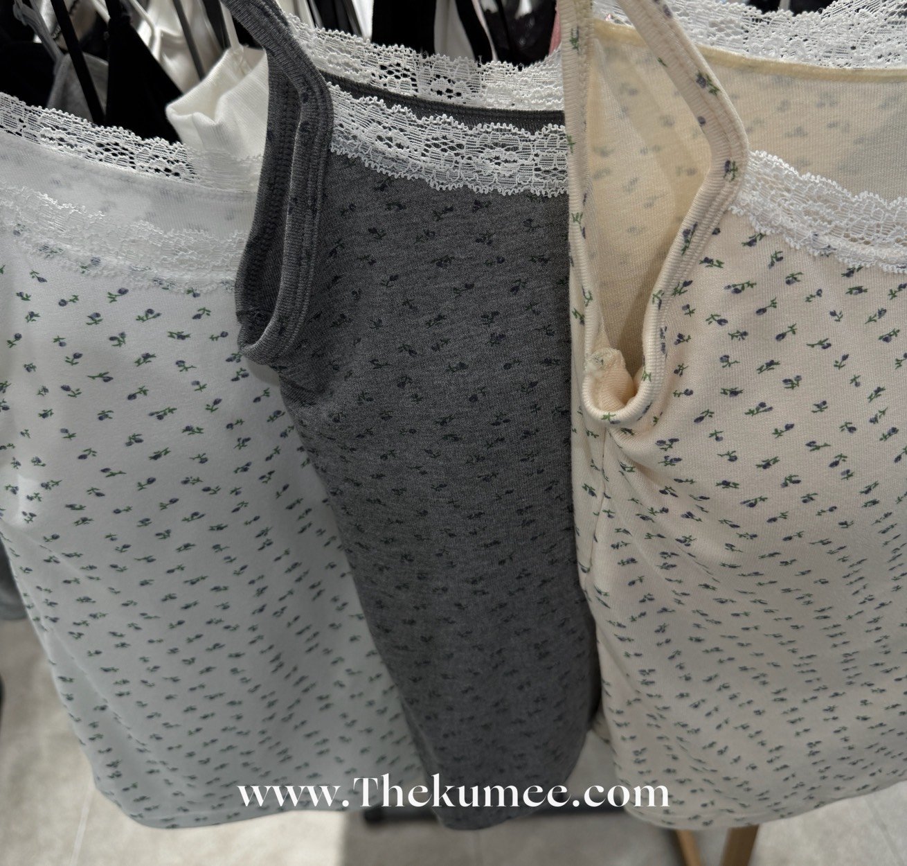 J02 小清新蕾絲滾邊BRA TOP 3colors