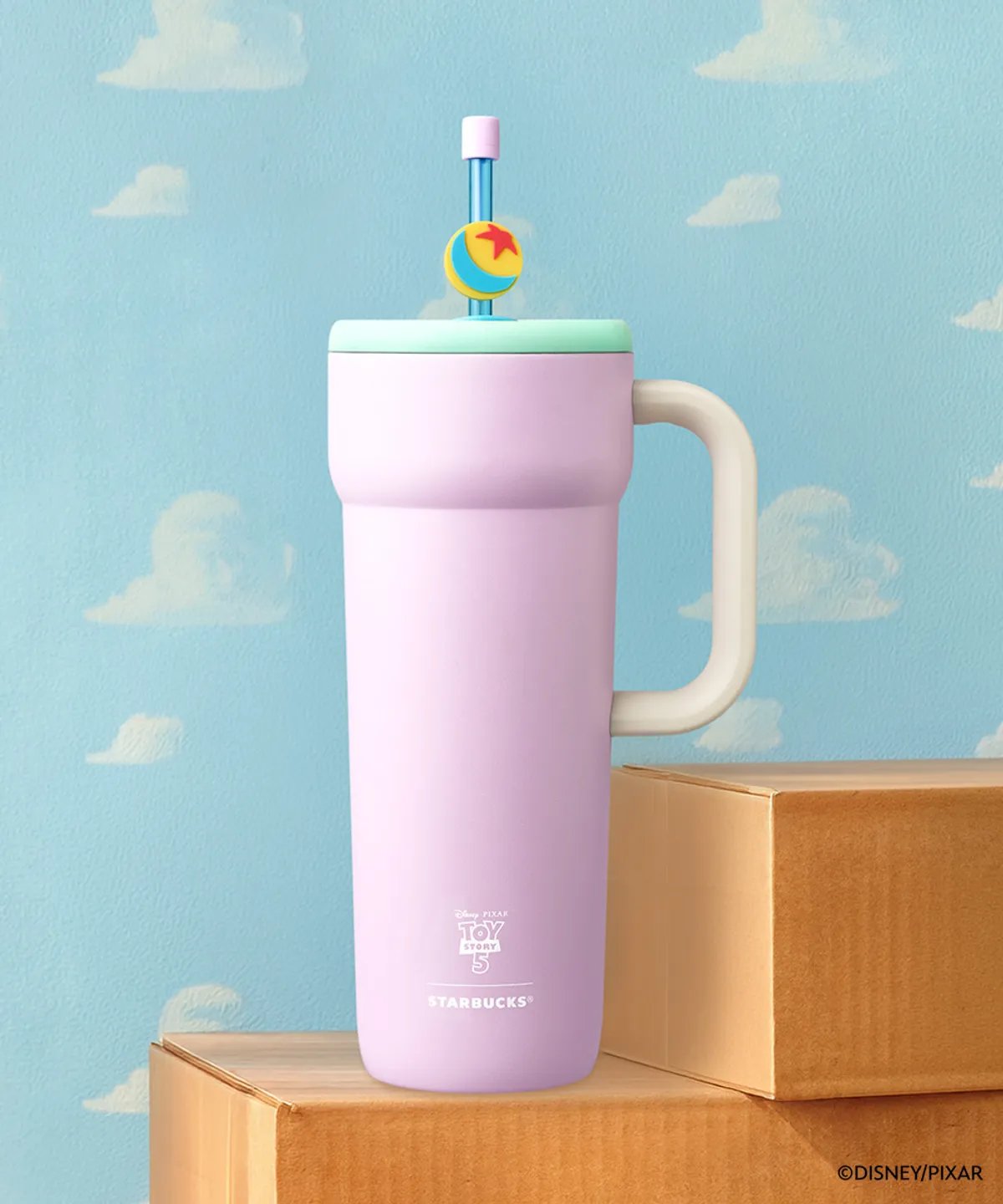 玩具總動員5 紫色冰壩杯 710ml