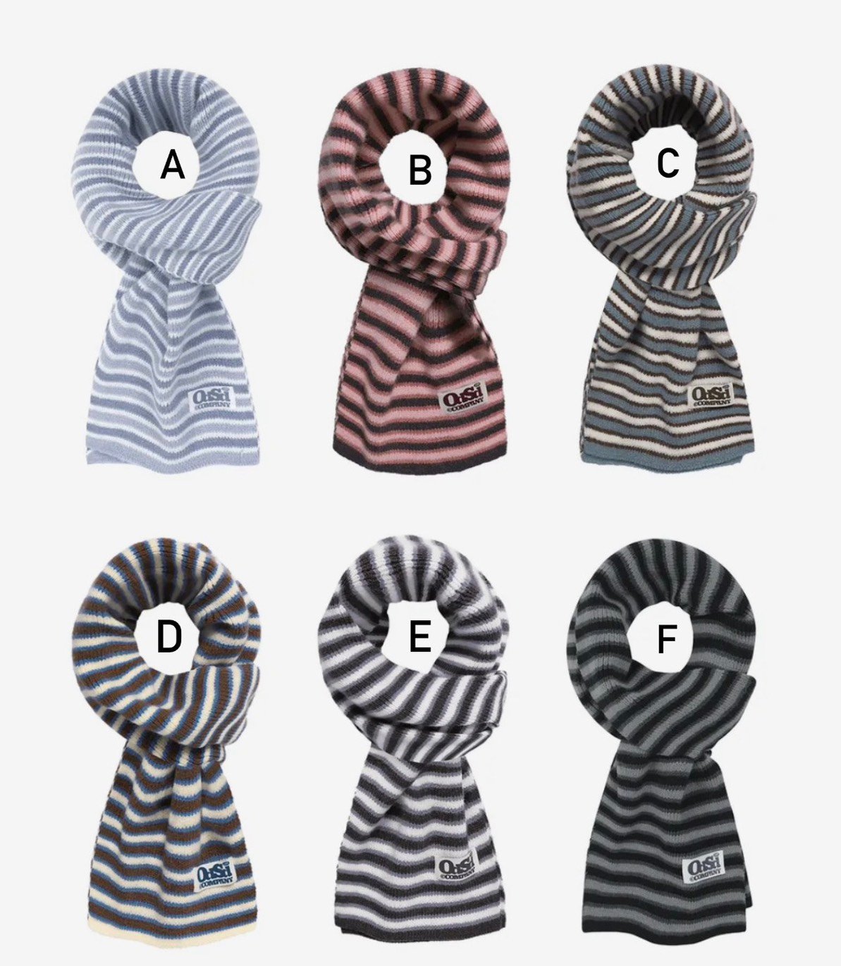 Odd studio 條紋圍巾 - 6Color