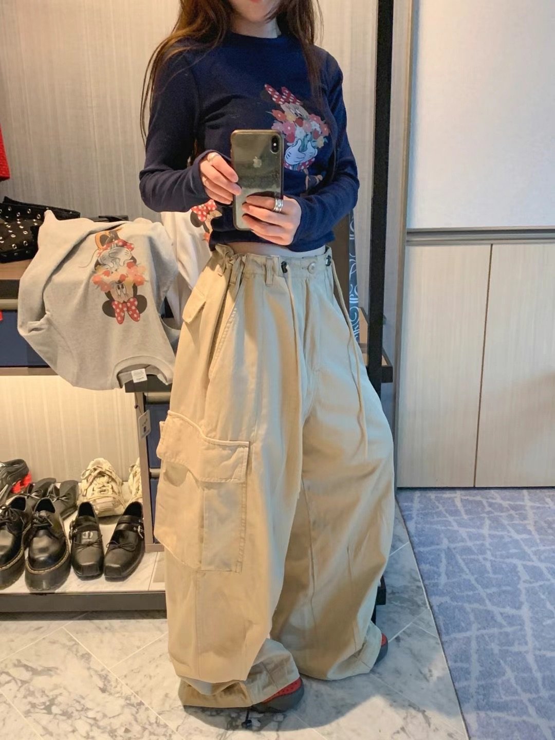 賣這價錢太便宜會被罵 超好看大口袋工裝褲 3colors