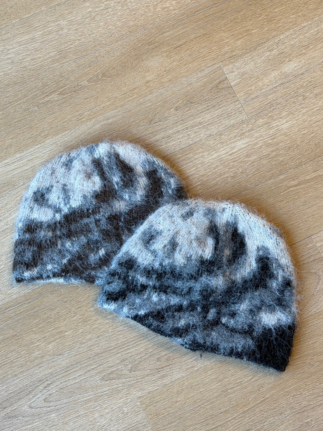 水墨畫針織毛帽 2colors