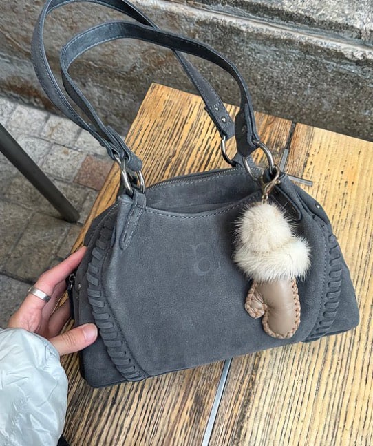 ★As"on BONITA MINI BAG 麂皮流浪包★