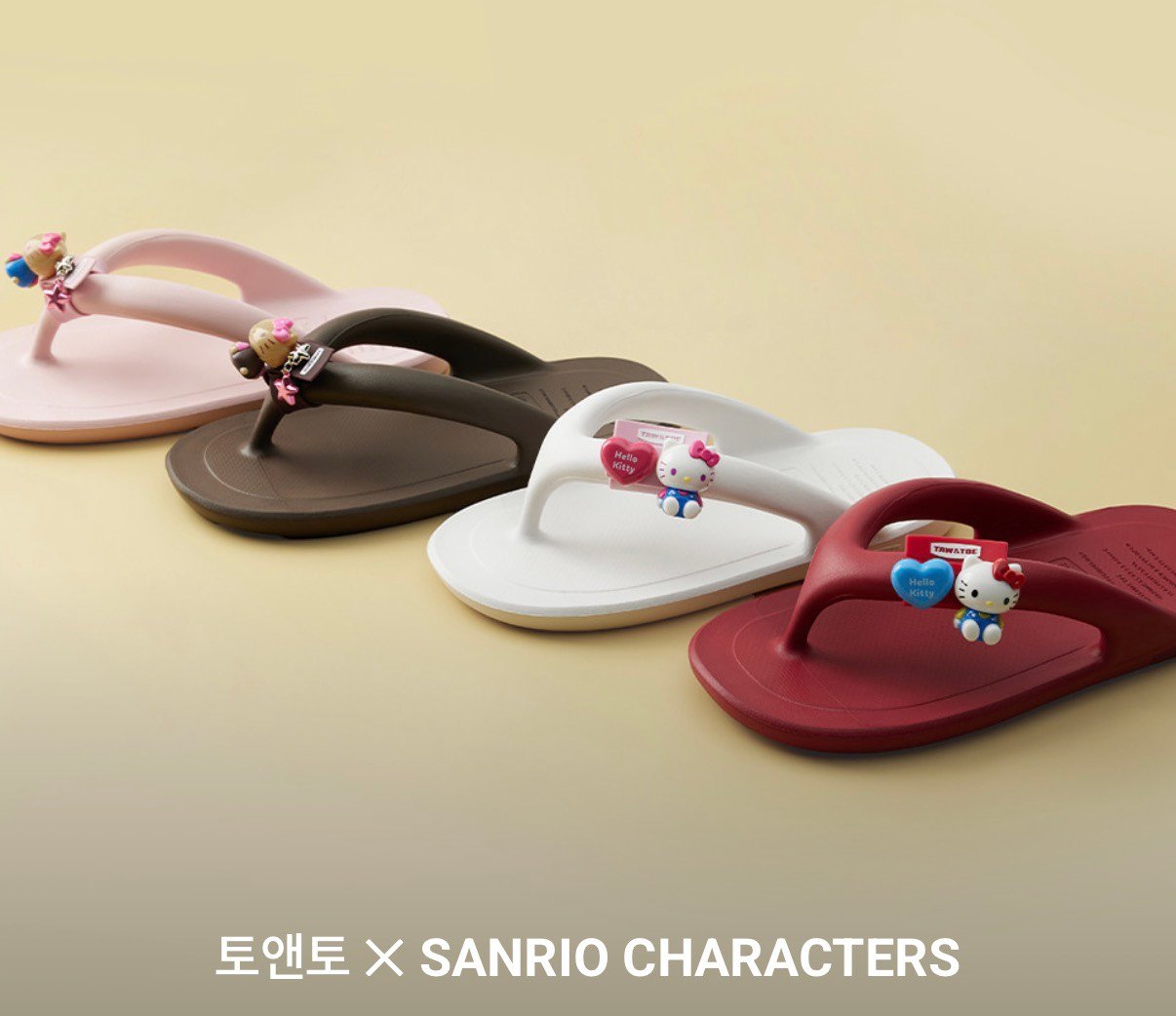 TAW&TOE x 三麗鷗拖鞋+包包SET TAW&TOE x 三麗鷗拖鞋+包包SET