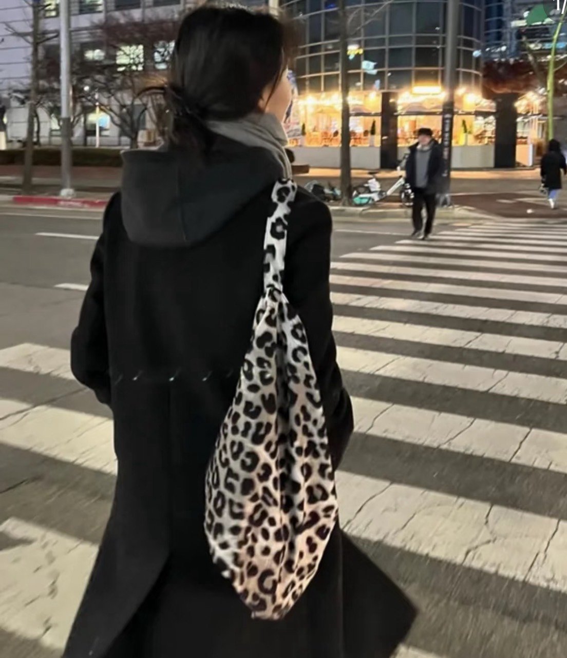 emis ✩ 經典豹紋帆布包