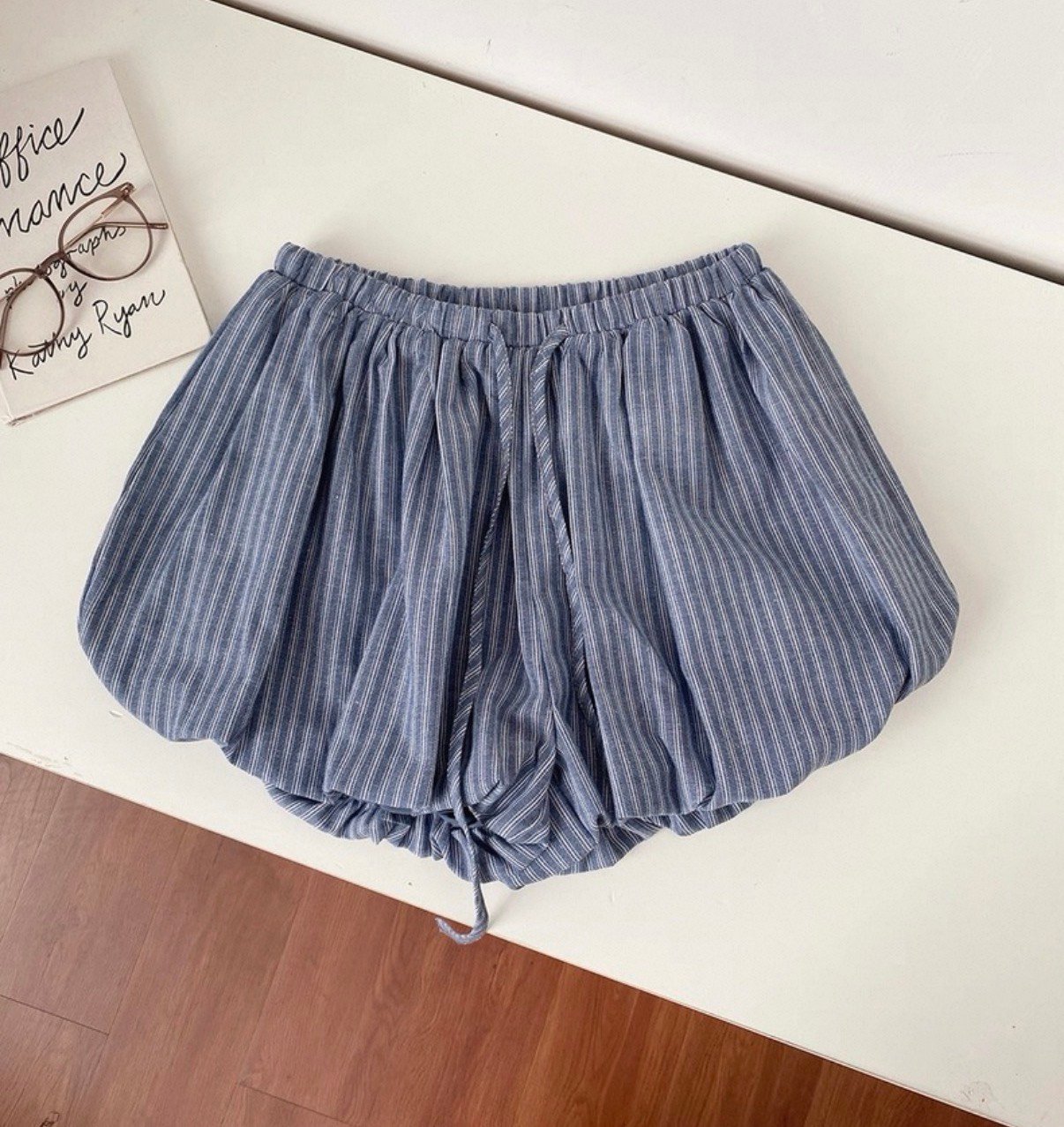 棉麻燈籠泡泡短褲 2colors