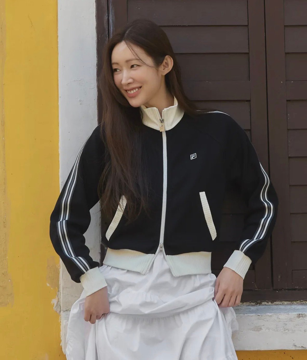 韓韶禧 WOODZ代言款 FILA1911針織外套 2colors