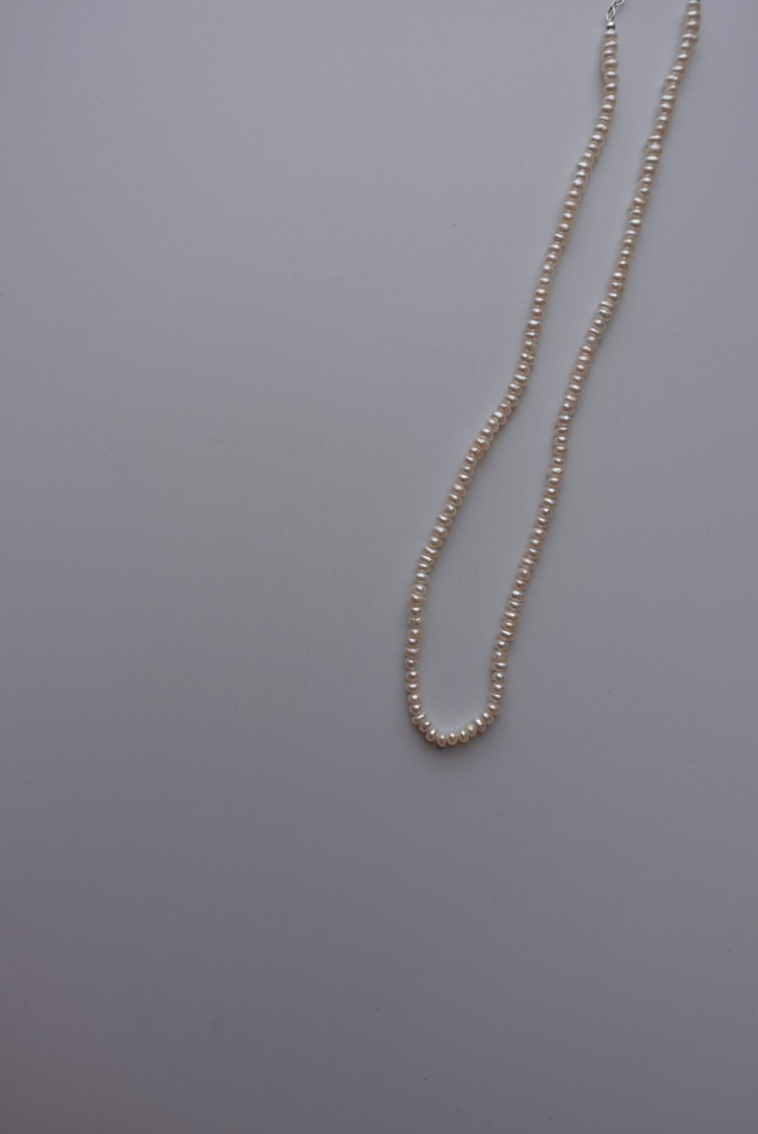 扁珍珠項鍊 S925