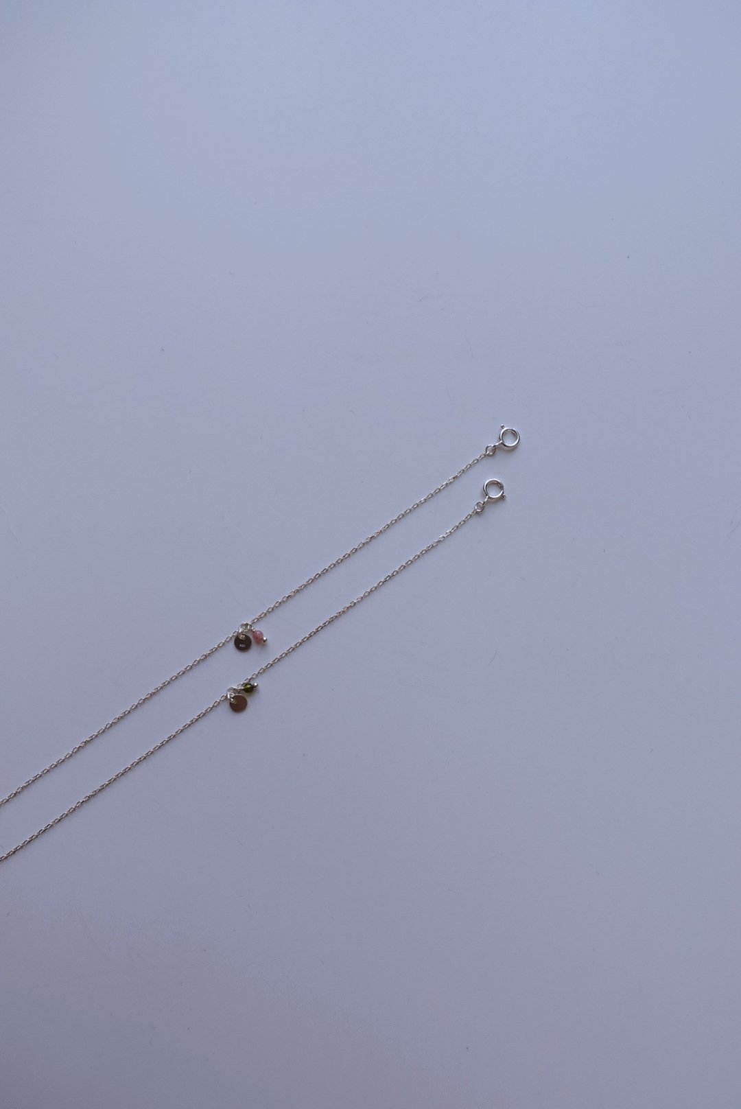 碧璽圓片手鍊 S925