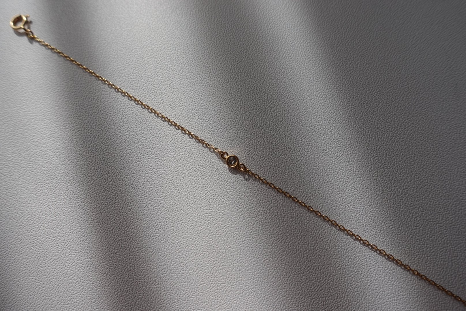 小圓鋯石手鍊 14KGF