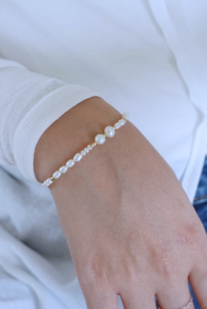 珍珠手鍊 14KGF