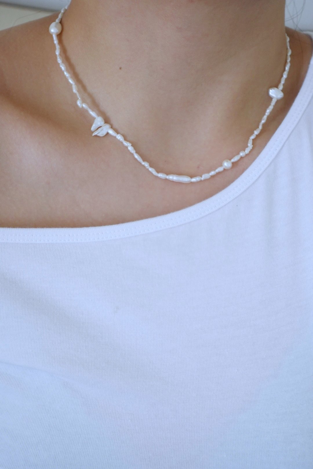 綜合巴洛克珍珠項鍊 S925