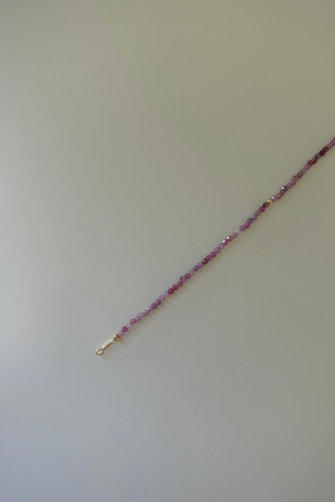 紅寶石金珠手鍊 14KGF