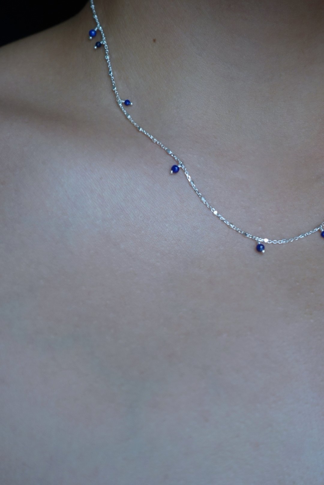 星夜 青金石項鍊 S925